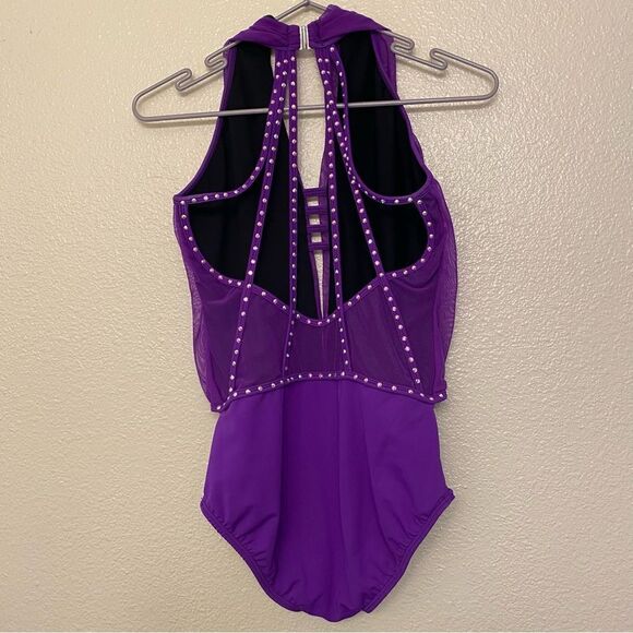Purple Kids Dance Costume - Picture 3 of 11